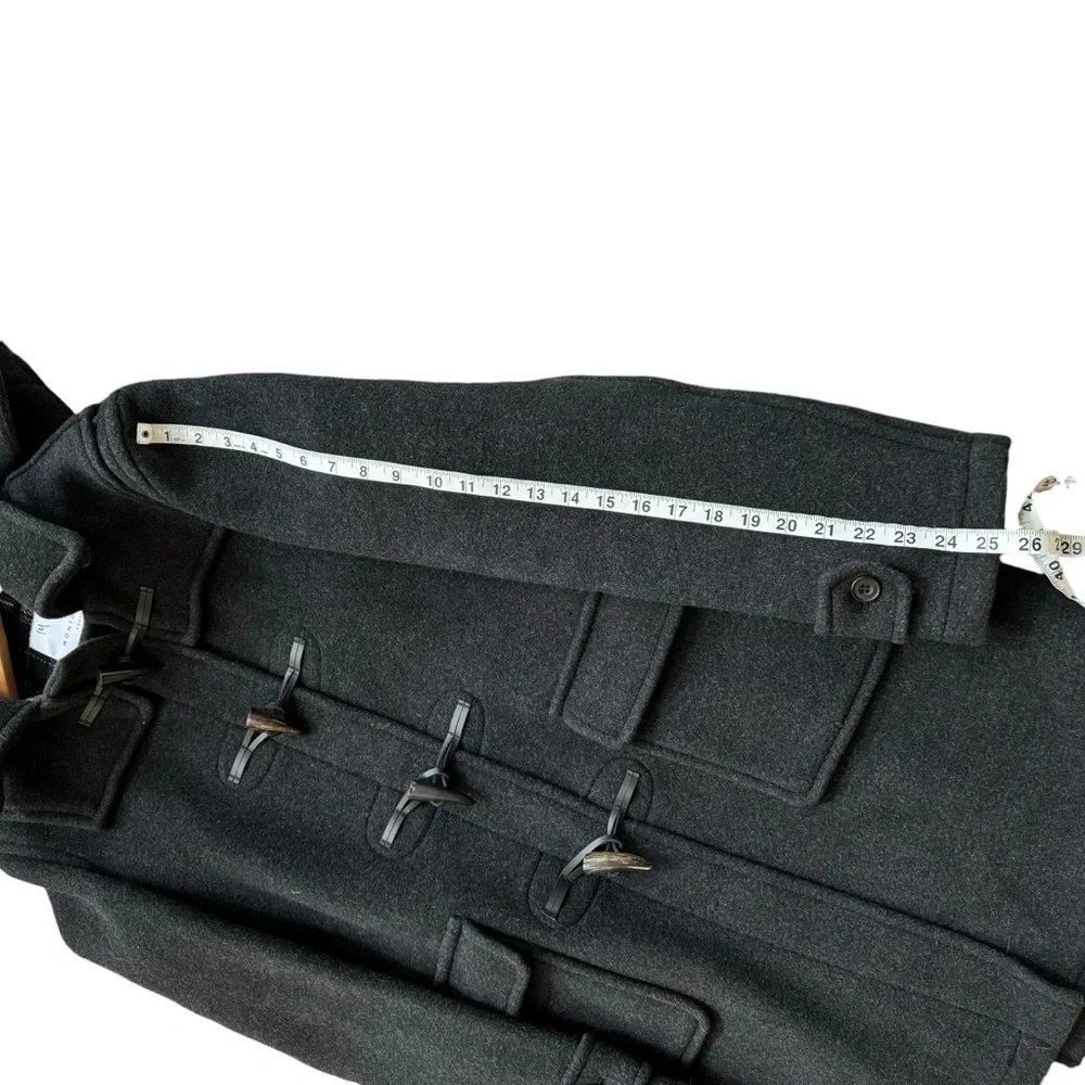 Montgomery Coat Womens Dark Gray Duffle Toggle Parker Winter‎ Coat Size 12